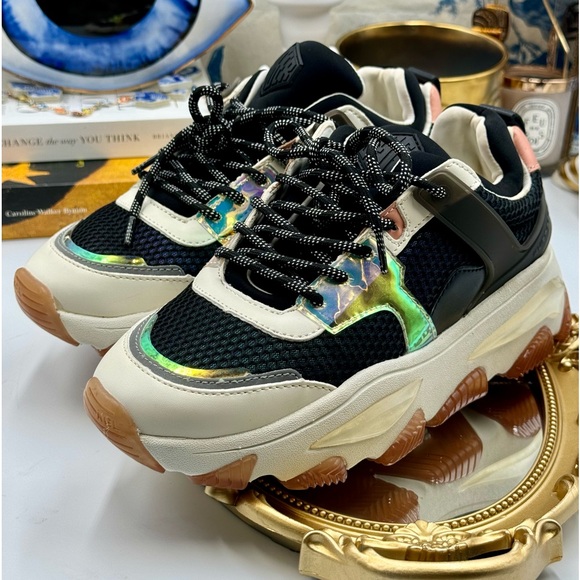 🆕 KURT GEIGER LONDON 🧿 NWOB Letta Platform Sneakers, Sz 37 - Picture 9 of 16